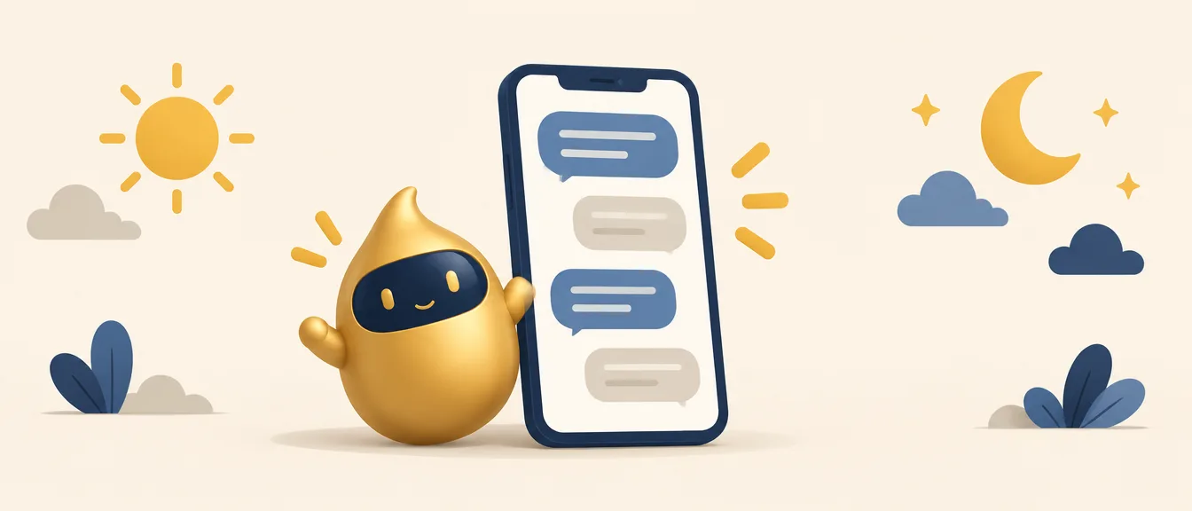 Beneficios de un chatbot para WhatsApp: responde de día y de noche