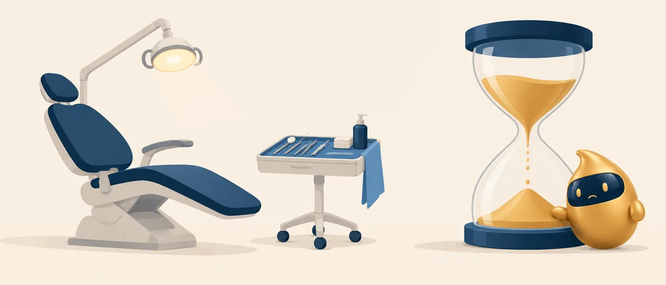 Lo que cuesta a la clínica una cita perdida: sillón vacío y tiempo que se agota